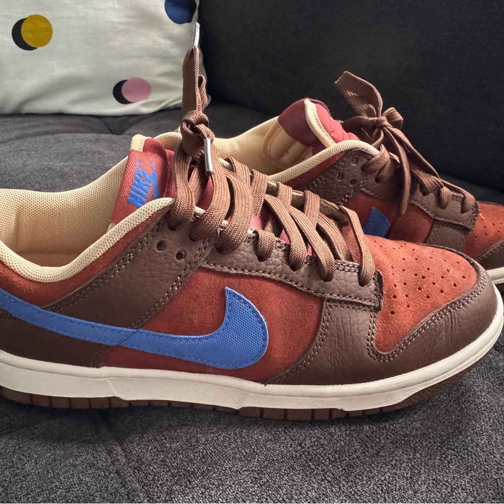 Nike Dunk Low Brown and blue Sneakers